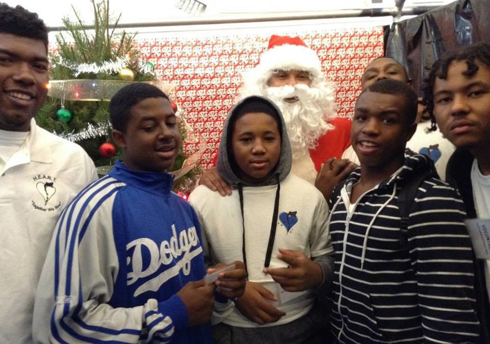 Volunteering at the Jackie Robinson YMCA’s “Christmas with Character”