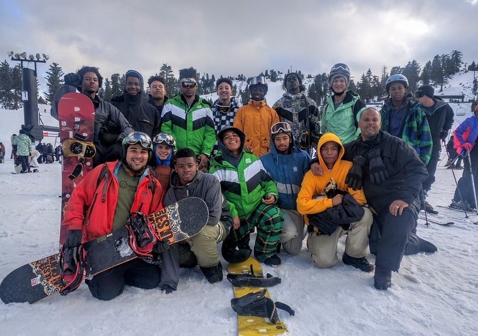 Snowboarding with Outdoor Outreach